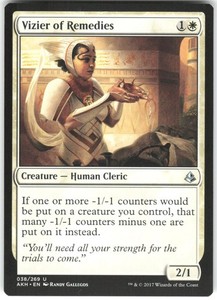 Vizier of Remedies #38 Amonkhet MTG Uncommon