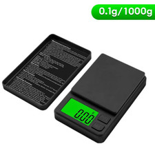 Precision Pocket Scale 1000G X 0.1G - Digital Gram, Food, Jewelry, Ounces/Grains