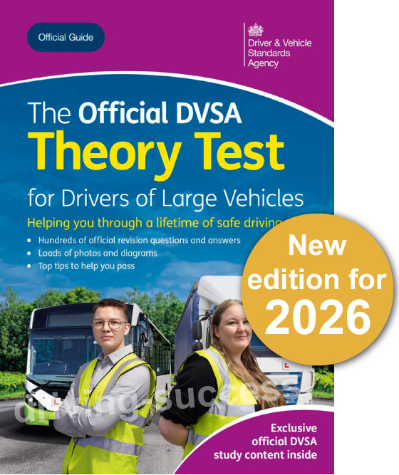 DVSA Theory Test for Drivers of Large Vehicles LGV / PCV / HGV  Book NEW 2026