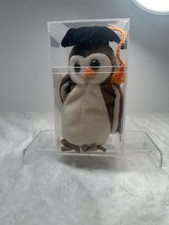 Rare WISE THE OWL 1997-1998 TY BEANIE BABY Mint