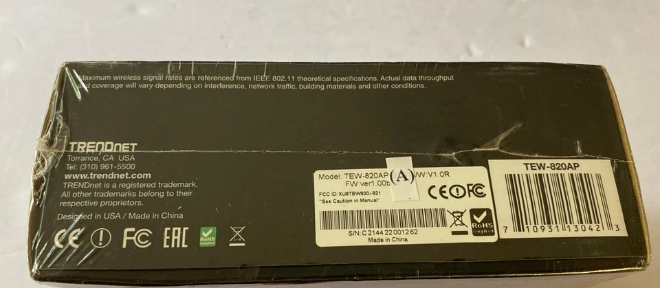 TRENDnet  Wireless AC Easy-Upgrader TEW-820AP Factory Sealed - Image 3 of 4