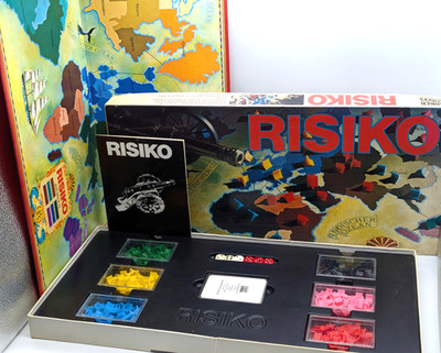 Risiko Parker 1975 vollständig Gesellschaftsspiel Strategie Erobern vintage Akze