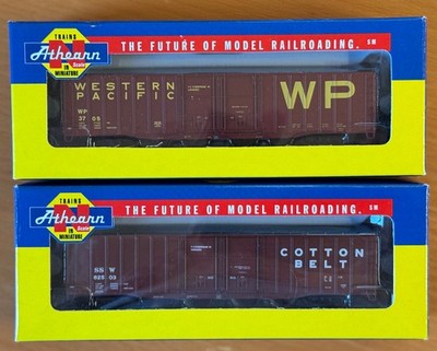 Athearn (USA) 2 x 60' Pullman Standard Boxcars, neuwertig, Spur N