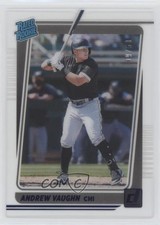 2021 Chronicles Clearly Donruss Rated Rookies Blue 9/50 Andrew Vaughn #18 0nr3