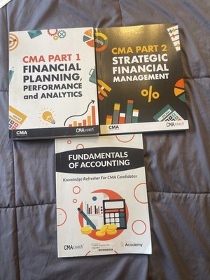CMA Part 1 and Part 2 - CMA Exam Academy Books 2021 Edition Financial Planning
