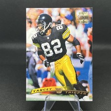 1996 Stadium Club Football Card #29 Yancey Thigpen