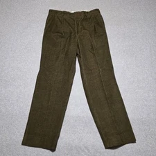 Vintage Corbin Pleated Slacks Mens 34x30 Brown Off the Cuff OTC Pants