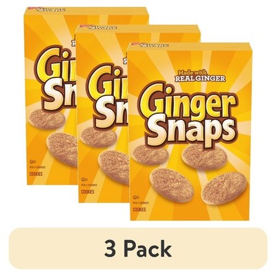 Ginger Snaps Cookies Crispy Ginger Snaps Crunchy Ginger Cookies Family Pack 48