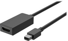 Microsoft - Surface Mini DisplayPort to HDMI 2.0 Adapter - Black EJT-00001