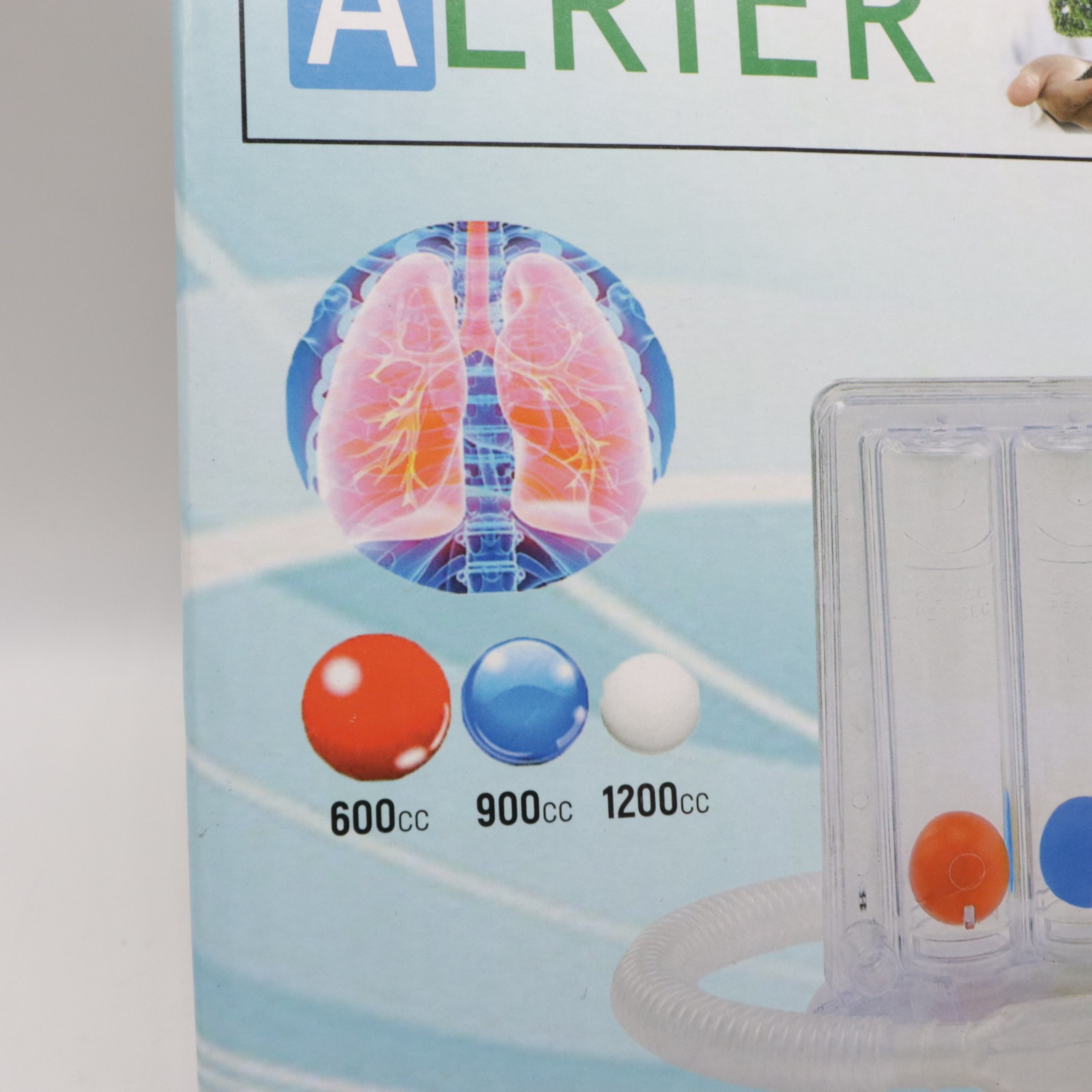 Breathing Exercise Device For Lung Function Deep Breath Mouthpiece 