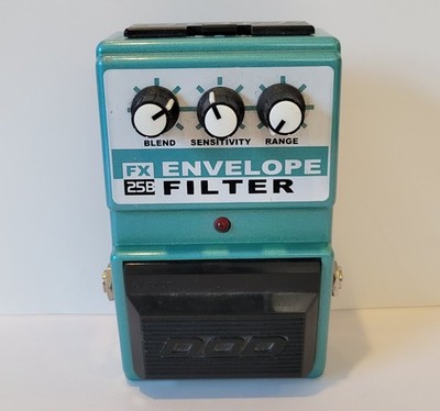 DOD FX25B Envelope Filter Vtg Electric Guitar Bass Effects Auto Wah Pedal TESTED