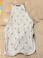 Woolino 4 Season Ultimate Baby Sleep Bag, Merino Wool 2 Months - 2 Years panda