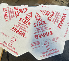 MacNeil Automatic No Stack 138-9-004 Fragile Cones 8 x 8 x 10 Box of 100 NEW