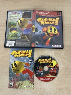 Pac-Man World 2 - PlayStation 2 PS2 Complete w/ Manual/Reg. Card - Tested Works