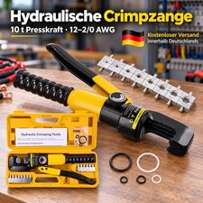 10 Ton Hydraulische Presszange 4-70 mm&sup2; Quetschzange Kabelschuhe Pressbacken NEU