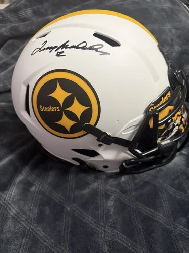 Terry Bradshaw Signed Steelers Authentic Full Size Speed Helmet  Custom visor