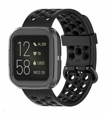 Für Fitbit Versa 2 Fitnesstracker Schutzhülle Silikonhülle Bumper Case