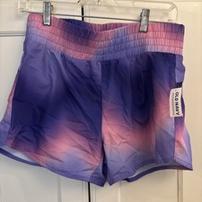 Old Navy Girls' Active Go-Dry Running Shorts, Size XL 14/16 Navy Blue