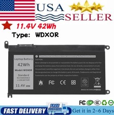   For Dell Inspiron Battery WDX0R 42Wh 15 5567 5568 13 5368 7368 7569 7579 WDXOR