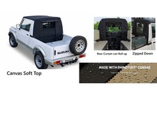Premium Soft Top Black Canvas For Suzuki Santana Samurai Sj410 Sj413 Roof Premium Soft Top Black Canvas For Suzuki Santana Samurai Sj410 Sj413 Roof