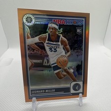 Panini NBA Hoops Leonard Miller #80 Orange Prizm /299 Rookie Card