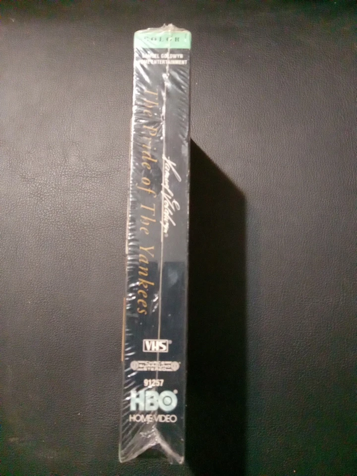 NEW Sealed The Pride Of The Yankees (Gary Cooper as Lou Gehrig) (1969 VHS) Foto 2 de 4