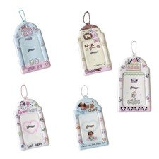 Photocard Holder Keychain Id Cards Holder Protective Sleeves Holder