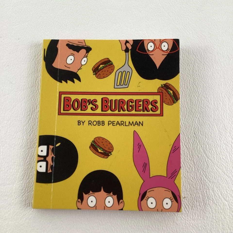 Bob's Burgers Talking Burger Button Tina Louise Bob Belcher Familia Mini Libro Juguete Foto 2 de 4