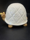 Vintage  Otagiri/OMC Japan Ceramic TURTLE Piggy Bank by - Embossed Floral Shell — photo 4