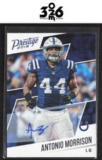 Antonio Morrison 2018 Panini Prestige Veteran Signatures #127