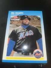 Mo Vaughn 2002 Fleer Platinum Card #248 MLB New York Mets