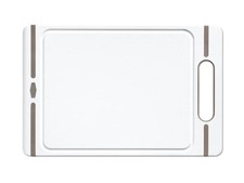 Stefanplast Chopping Board IN Polietilene34x22x1 CMS, Color Turtle Dove White