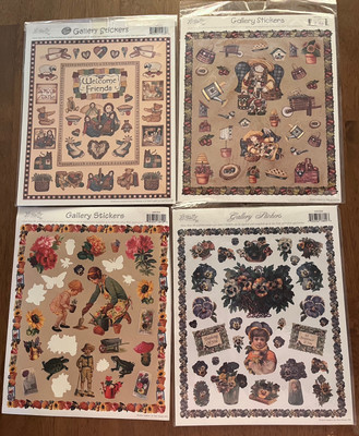 Gallery Graphics 109 Vintage Acid-Free Stickers Garden Floral