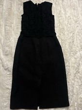 DOLCE & GABBANA STAFF Dress Black Laced Top Bodycon Size IT40/US4-6/ MSRP $1600