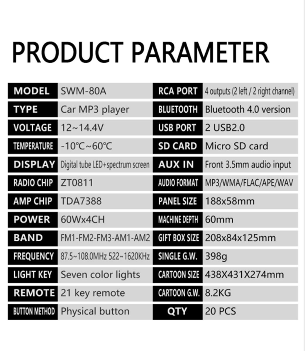 Car Radio Bluetooth Stereo Indash Head Unit USB/SD/FM MP3 Player Find The Car eBay