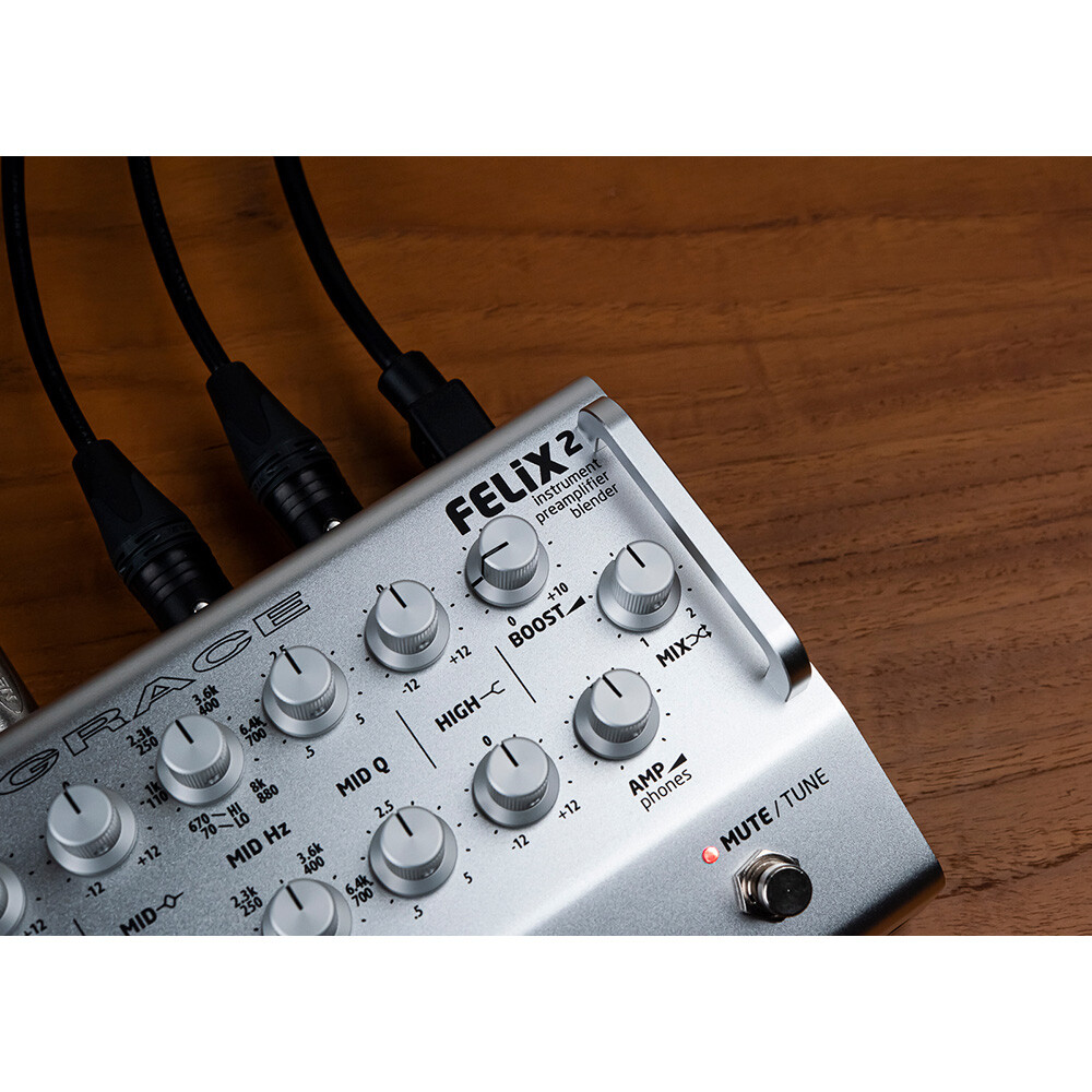 GRACE DESIGN FELiX2 シルバー Grace Design FELiX 2 Instrument Preamp/Blender - Silver | Sweetwater