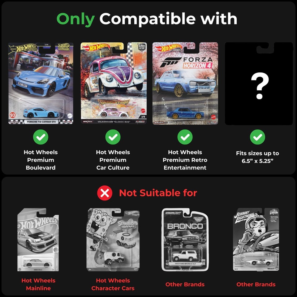 OneTheKing Multipack Protector Cases For Hot Wheels & Matchbox Cars - 1:64 Scale Mainline 4 thumbnail image
