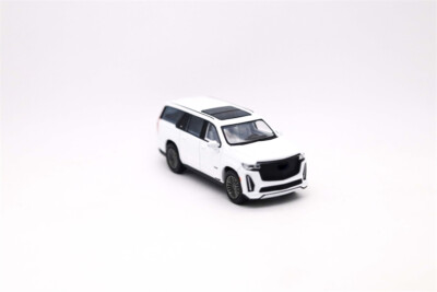 MASDI 1:64 Escalade White Diecast Model Car