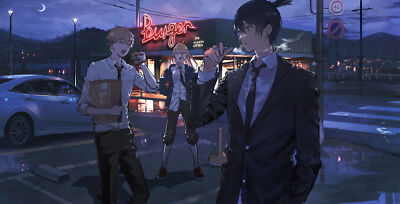 Anime Girls Digital Art Artwork 2D Boys Portrait  Gaming Mat Desk 45872