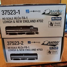 RAPIDO 37523 HO ALCO FA/FB Lehigh and New England RR 702 / 753 ESU DCC & SOUND