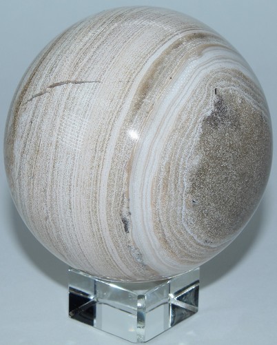Madagascar Pale Wood Jasper Sphere / 3.00" (76.20 mm) / 21.8 oz (618.01 gr) 3226 - Picture 13 of 19