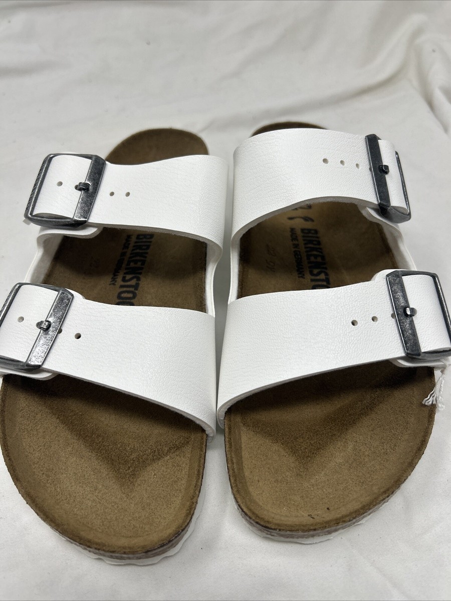 BIRKENSTOCK Arizona BS サンダル 37 ホワイト Amazon.com | Birkenstock Unisex Arizona BS Birko-Flor White