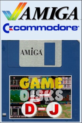 COMMODORE AMIGA -- GAMES   D - J  -- #  AUSWAHL #   12. 5. 2025