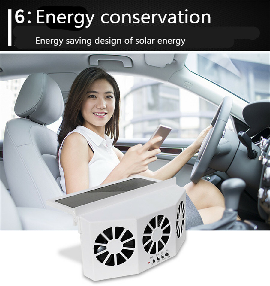 solar powered car window air conditioner