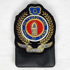 Metropolitan MetLife Hall of Fame Honor/Integrity/Loyalty Magnetic Badge