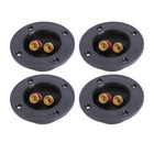 4 Sets Metal Wire Terminal Speaker Connector Wiring Post Accessories Connectors