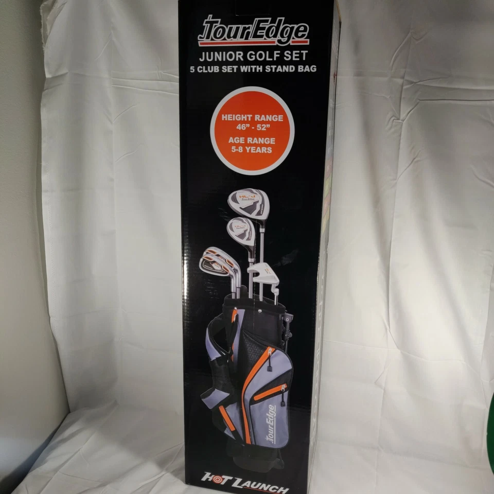 New Tour Edge Golf LH HL-J 4X1 6 Piece Orange Junior Set (Ages 5-8) Left Handed - Image 2 of 4