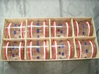 Vtg Federal S-382 DRUM Set of 8~3-1/4" On the Rocks USA Tumblers Glasses NEW
