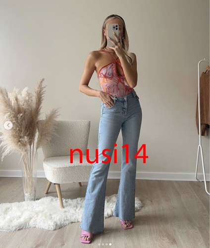 ZARA NEW WOMAN JEANS Z1975 HIGH RISE 