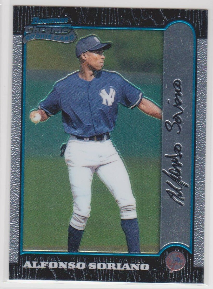 その他 Alfonso Soriano RC 1999 BowmanChrome Ref ALFONSO SORIANO 1999 BOWMAN CHROME RC BV$10 YANKEES 10.19 | eBay